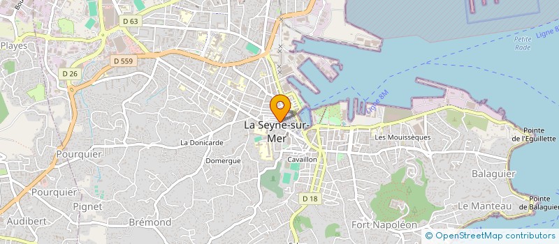 localisation de l'entreprise APM à LA SEYNE-SUR-MER