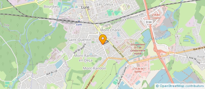 localisation de l'entreprise APM  LURE