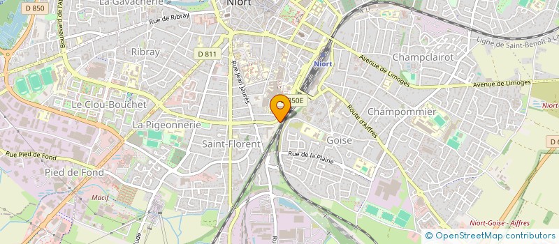 localisation de l'entreprise APM  NIORT