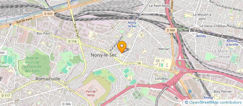 localisation de l'entreprise APM à NOISY-LE-SEC