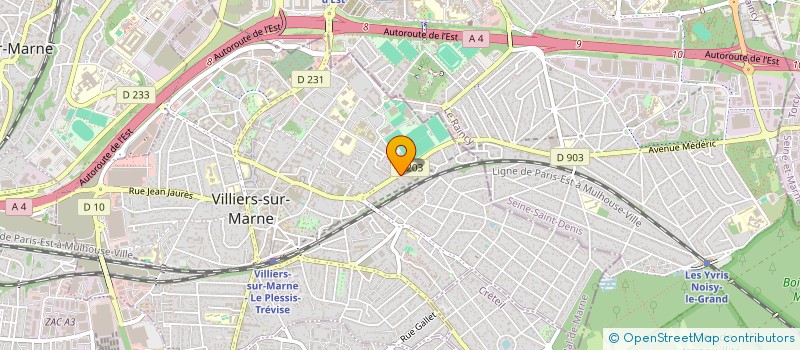 localisation de l'entreprise APM  VILLIERS-SUR-MARNE