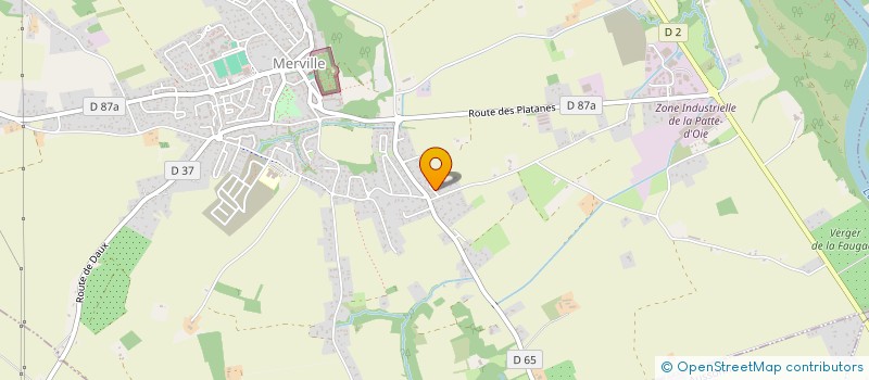 localisation de l'entreprise APM  MERVILLE