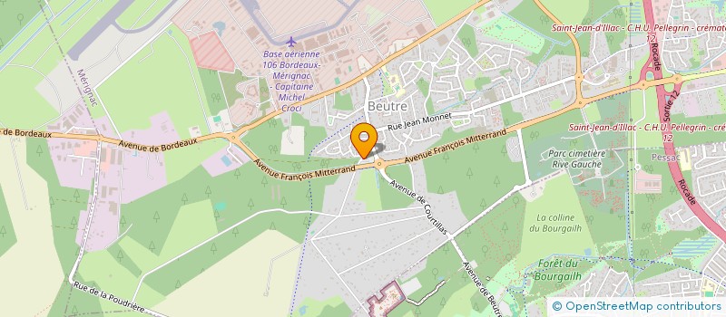 localisation de l'entreprise APM AERO PARKING MERIGNAC 33 à MERIGNAC