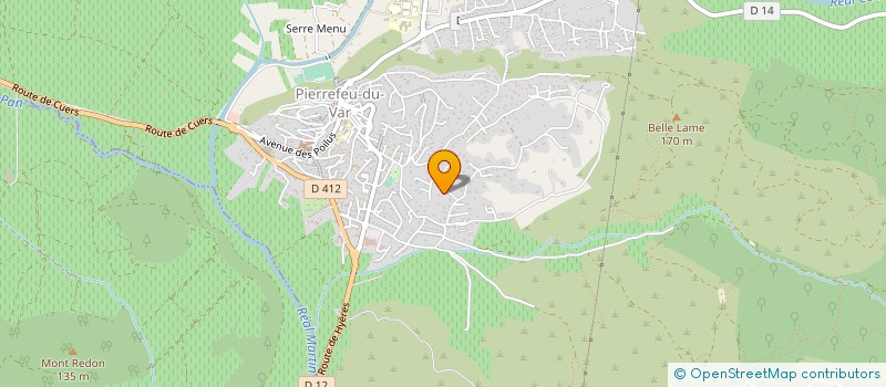 localisation de l'entreprise APM AUTOSPORT  PIERREFEU-DU-VAR