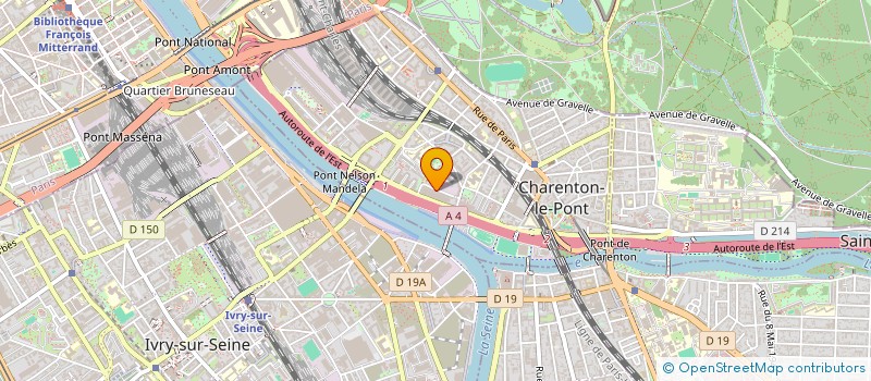localisation de l'entreprise APM-BAT  CHARENTON-LE-PONT