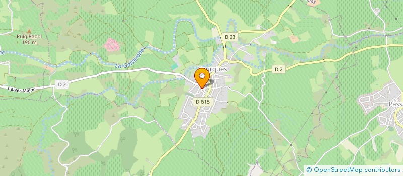 localisation de l'entreprise APM BOIS à FOURQUES