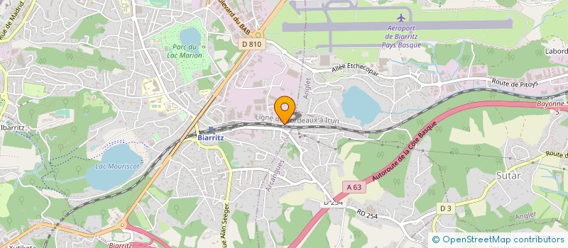 localisation de l'entreprise APM ENTRETIEN à BIARRITZ