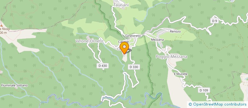 localisation de l'entreprise APM ESPACES VERTS  VELONE-ORNETO