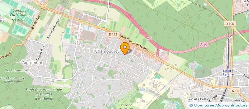 localisation de l'entreprise APM ESSOR à CHAMBOURCY