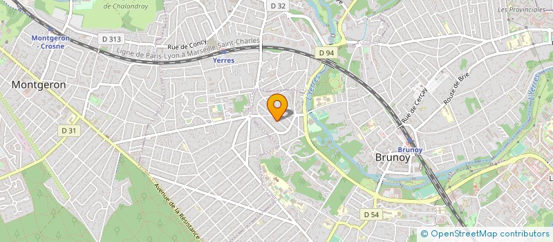 localisation de l'entreprise APM EXPERTISES à BRUNOY