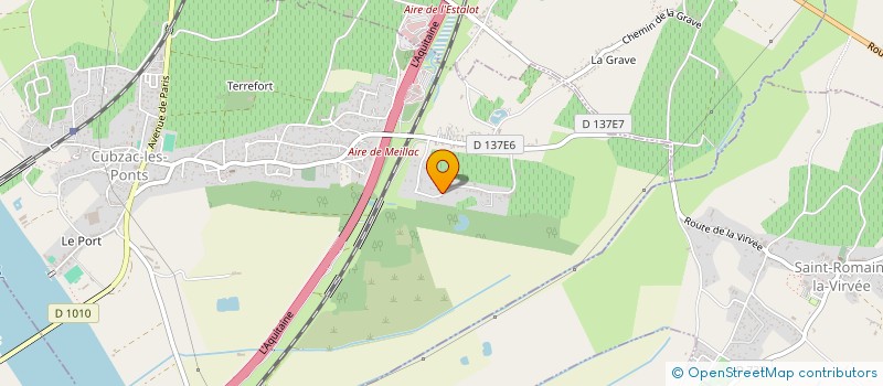 localisation de l'entreprise APM FERMETURES  CUBZAC-LES-PONTS