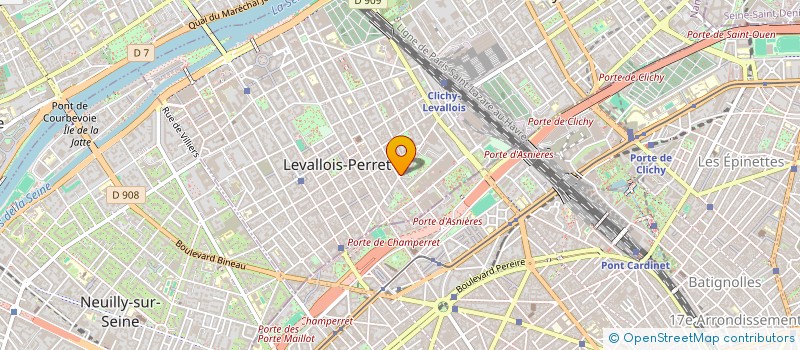 localisation de l'entreprise APM INTERACTIF à LEVALLOIS-PERRET