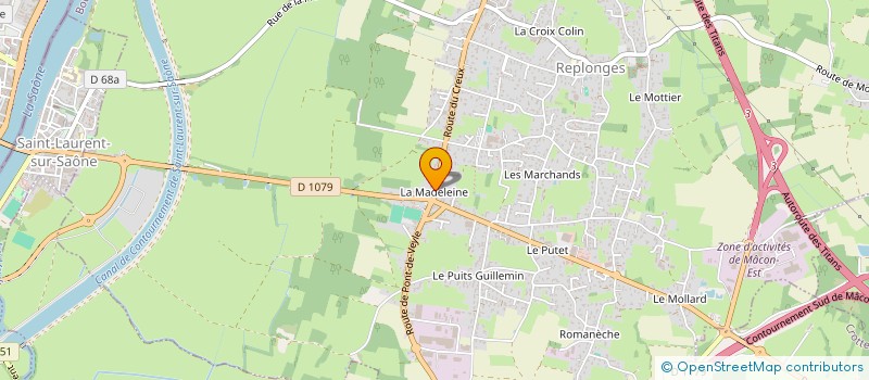 localisation de l'entreprise APM INVESTISSEMENT à REPLONGES
