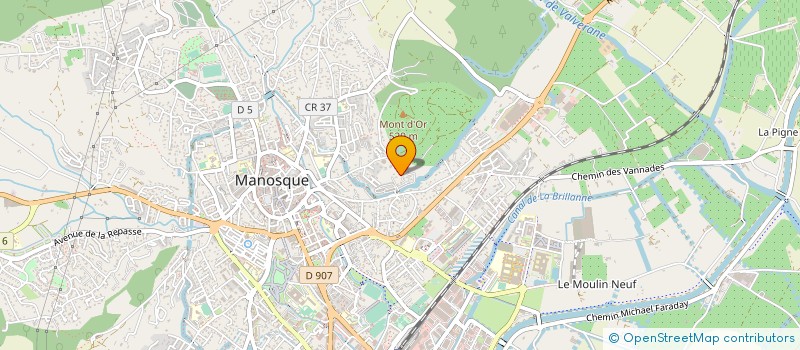 localisation de l'entreprise APM LAURENT à MANOSQUE