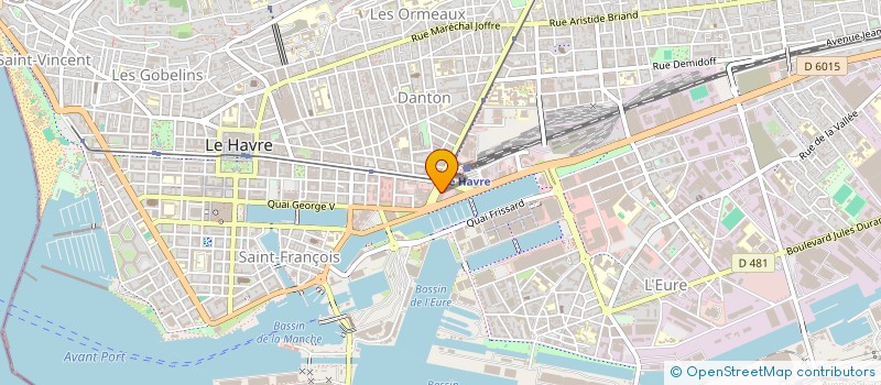 localisation de l'entreprise APM TERMINALS FRANCE  LE HAVRE