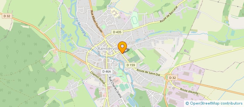 localisation de l'entreprise APM2 à RAMBERVILLERS