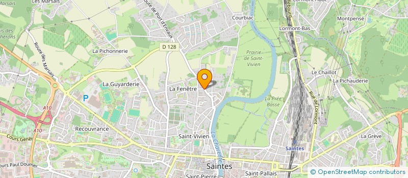 localisation de l'entreprise APMAC FORMATION  SAINTES