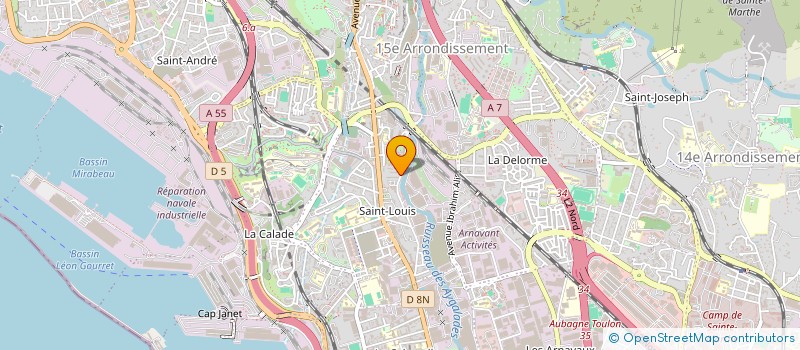 localisation de l'entreprise APMC à MARSEILLE