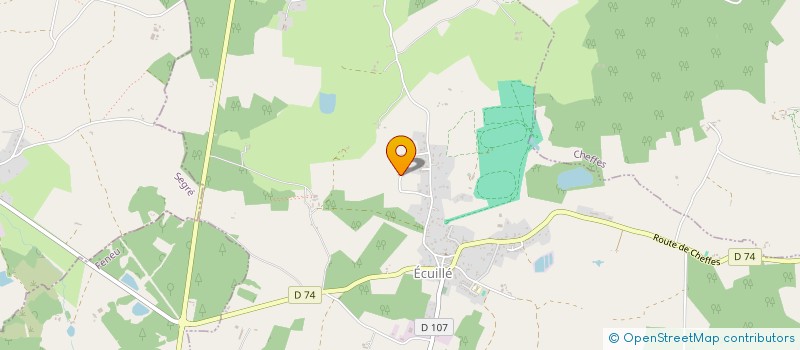 localisation de l'entreprise APMDF  ECUILLE