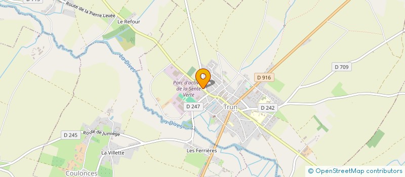 localisation de l'entreprise APMG à TRUN