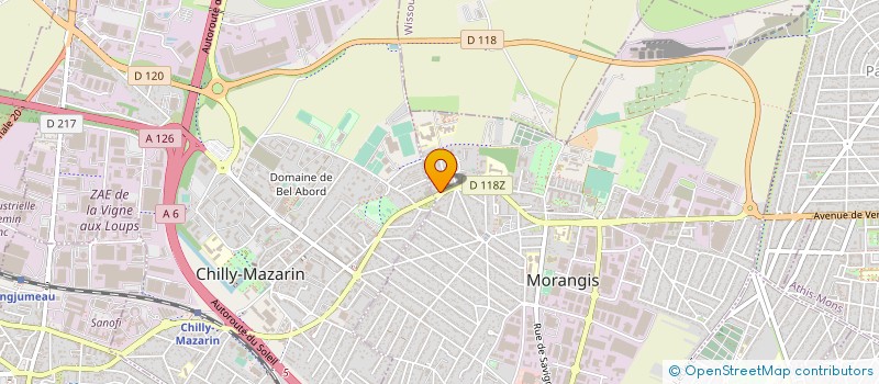 localisation de l'entreprise APMLUX à MORANGIS