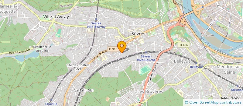 localisation de l'entreprise APMO à SEVRES