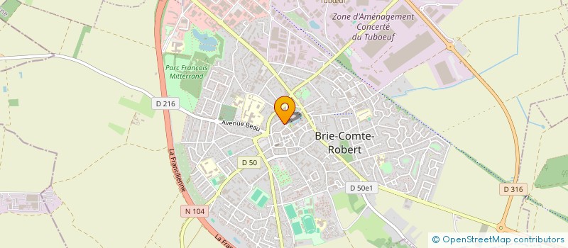 localisation de l'entreprise APMP HOLDING à BRIE-COMTE-ROBERT