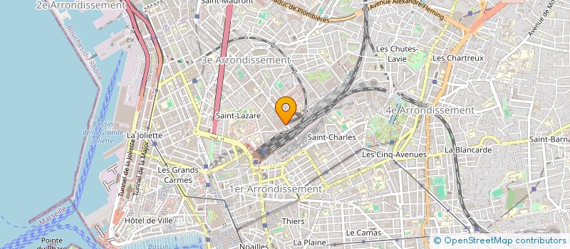 localisation de l'entreprise APN BOULANGERIE  MARSEILLE