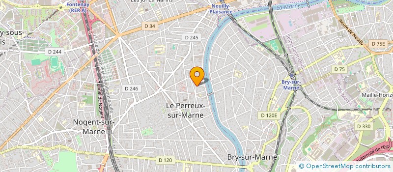 localisation de l'entreprise APN CONSULTING à LE PERREUX-SUR-MARNE