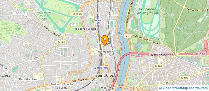 localisation de l'entreprise APN GESTION à SAINT-CLOUD