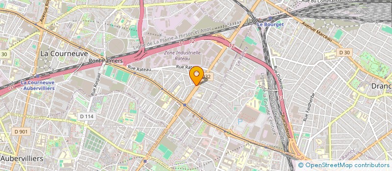 localisation de l'entreprise APNA PUNJAB à LA COURNEUVE