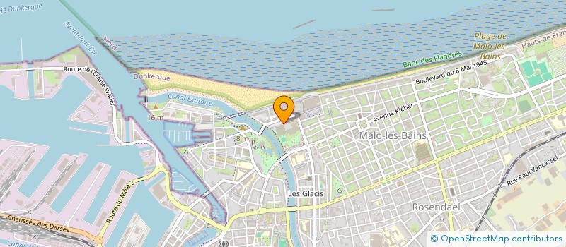 localisation de l'entreprise APNEAQUATIR DUNKERQUE à DUNKERQUE