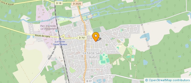 localisation de l'entreprise APNEE AU CUBE à LA FERTE-SAINT-AUBIN