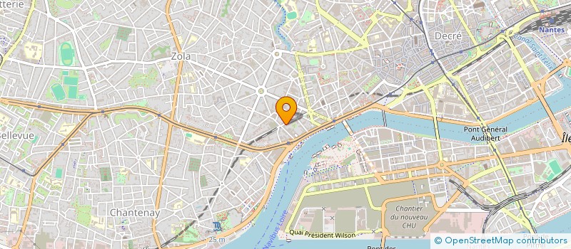 localisation de l'entreprise APNEE ET BIEN-ETRE AQUATIQUE à NANTES