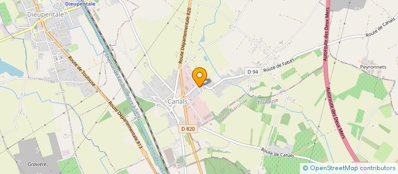 localisation de l'entreprise APNER - ASSOCIATION POUR LE NAUTISME ECO-RESPONSABLE  CANALS