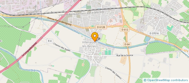 localisation de l'entreprise APNL à VILLENEUVE-LES-BEZIERS