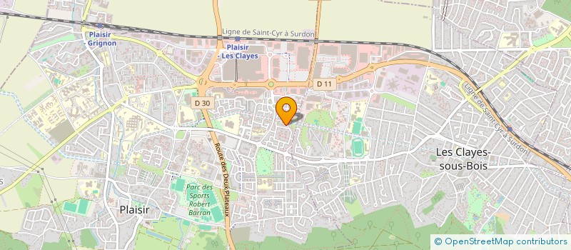 localisation de l'entreprise APNM - COMMISSARIAT à PLAISIR