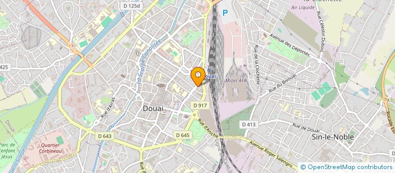 localisation de l'entreprise APNOS à DOUAI