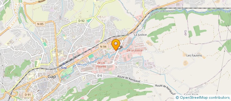 localisation de l'entreprise APO à GAP