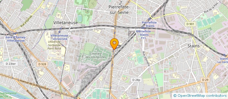 localisation de l'entreprise APO à PIERREFITTE-SUR-SEINE
