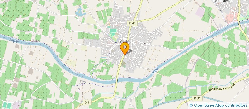 localisation de l'entreprise APO  CLAIRA