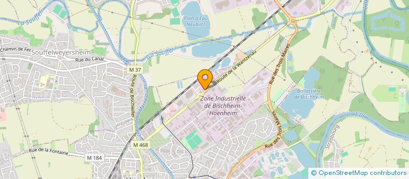 localisation de l'entreprise APO FINANCE  HNHEIM