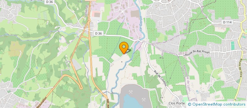 localisation de l'entreprise APO.GE  VOURLES