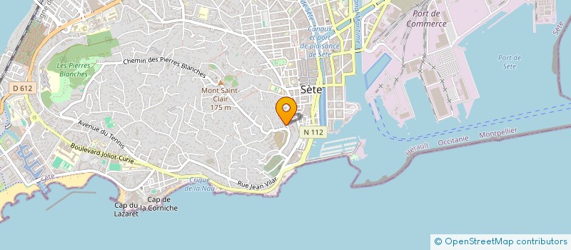 localisation de l'entreprise APO-GE à SETE