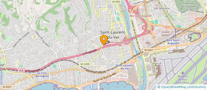 localisation de l'entreprise APO-MEILINE à SAINT-LAURENT-DU-VAR