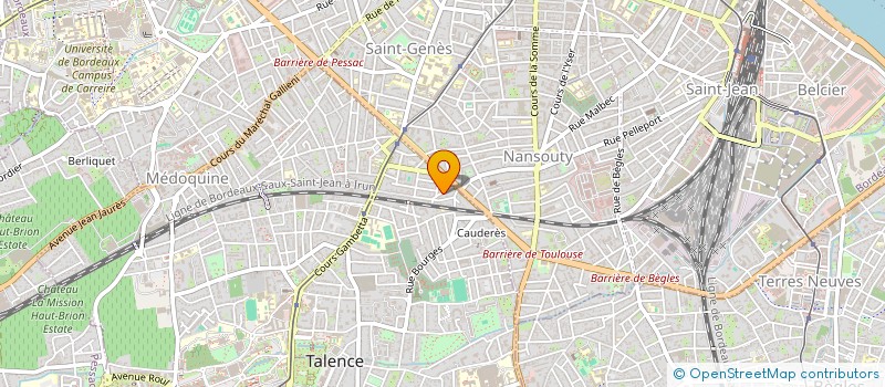 localisation de l'entreprise APOBERMAT  TALENCE