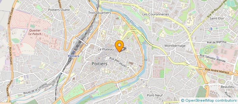 localisation de l'entreprise APOC  POITIERS