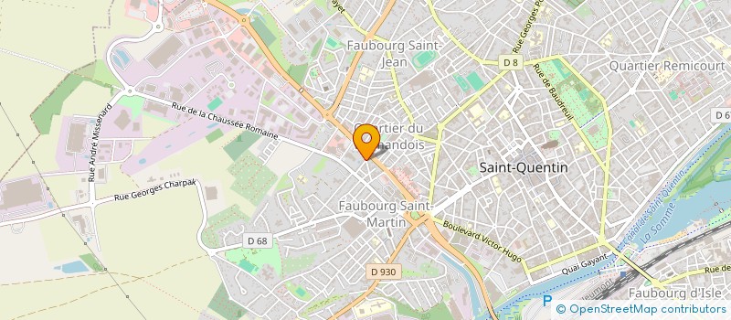 localisation de l'entreprise APOC-CM à SAINT-QUENTIN