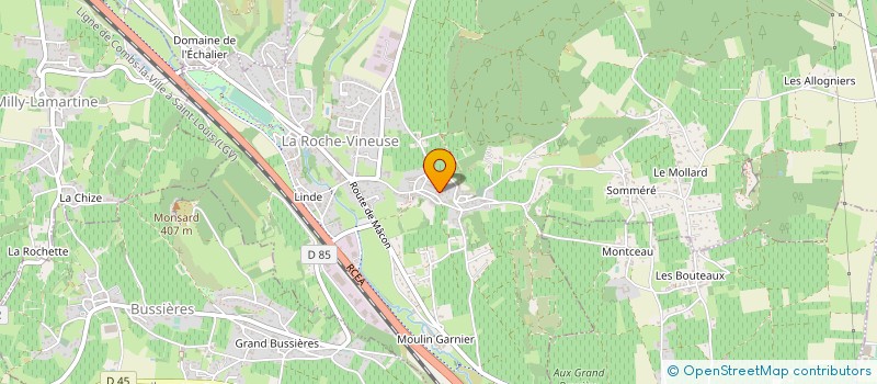 localisation de l'entreprise APOCALYPSE GNO PROD  LA ROCHE-VINEUSE