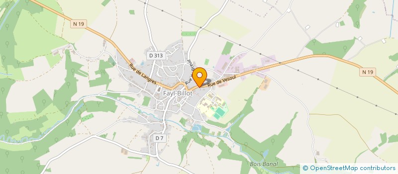 localisation de l'entreprise APOCARE à FAYL-BILLOT